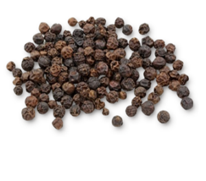 whole black peppercorns